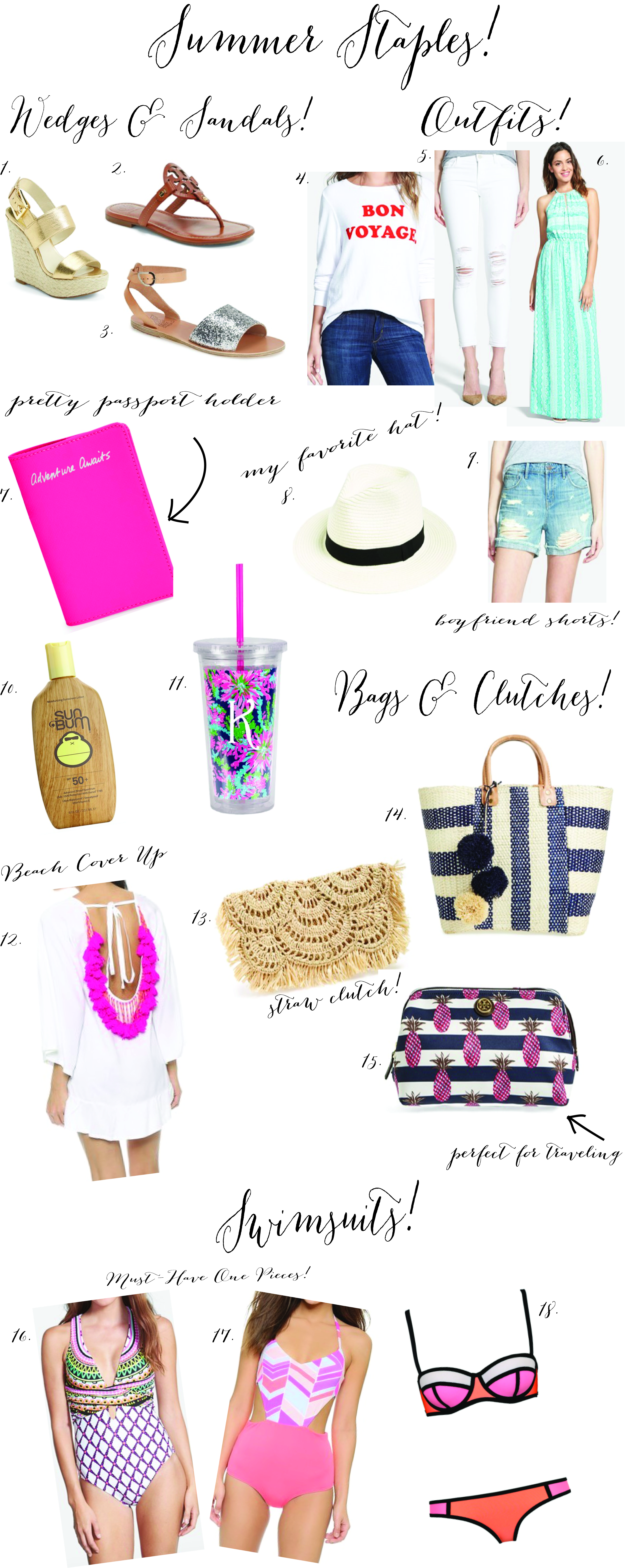 MUST-HAVES FOR SUMMER! - A Touch of Pink