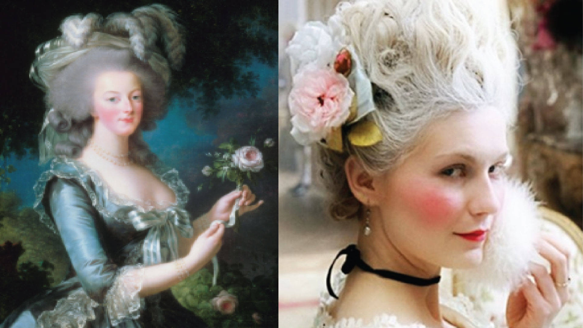 Makeup + Hair Marie Antoinette Halloween Look