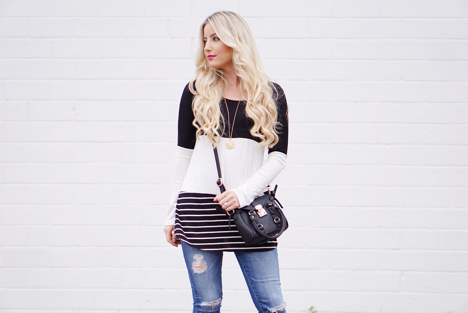 Black and Pink Tunic