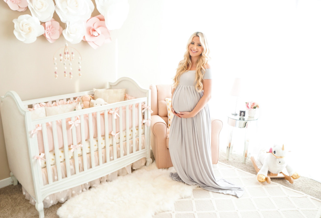 Blogger Katelyn Jones A Touch of Pink Pretty Baby Girl Nursery Decor