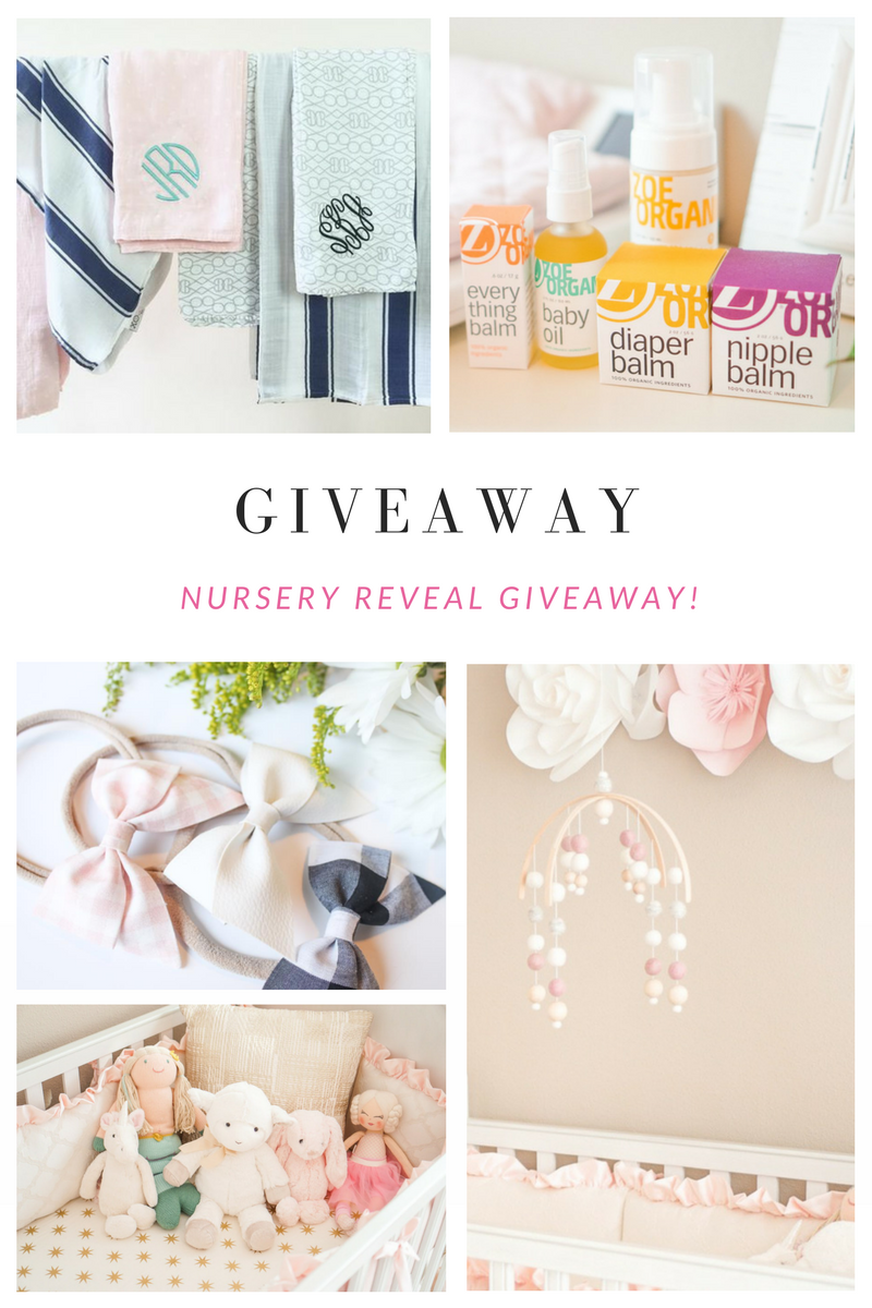 Katelyn Jones Blogger A Touch of Pink Nursery Instagram Giveaway