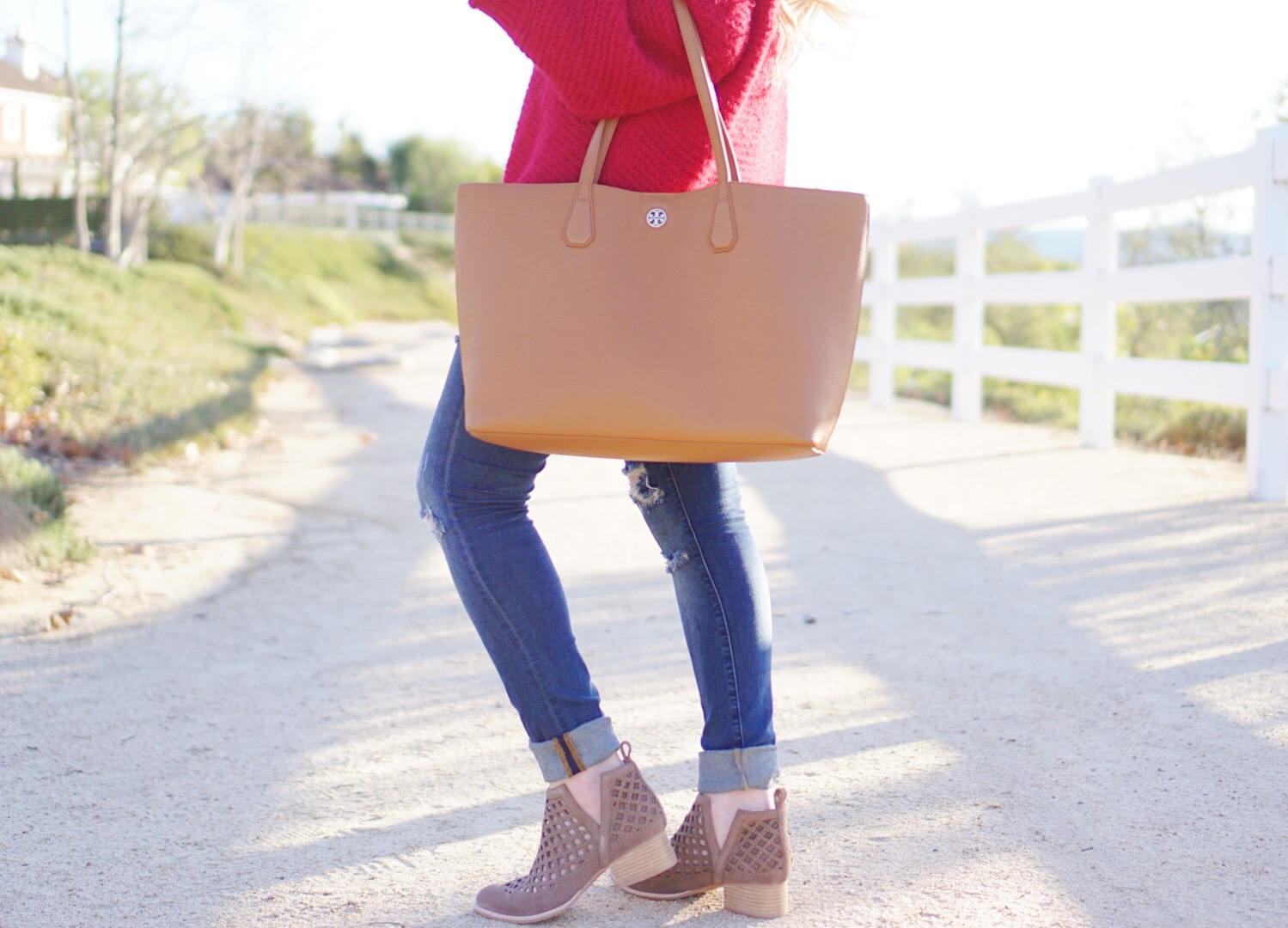 Katelyn Jones A Touch of Pink Slouchy Sweater Taggart Booties