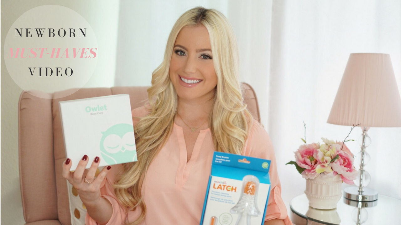 Mommy Blogger Katelyn Jones A Touch of Pink Blog shares her Newborn Must-Haves Baby Products