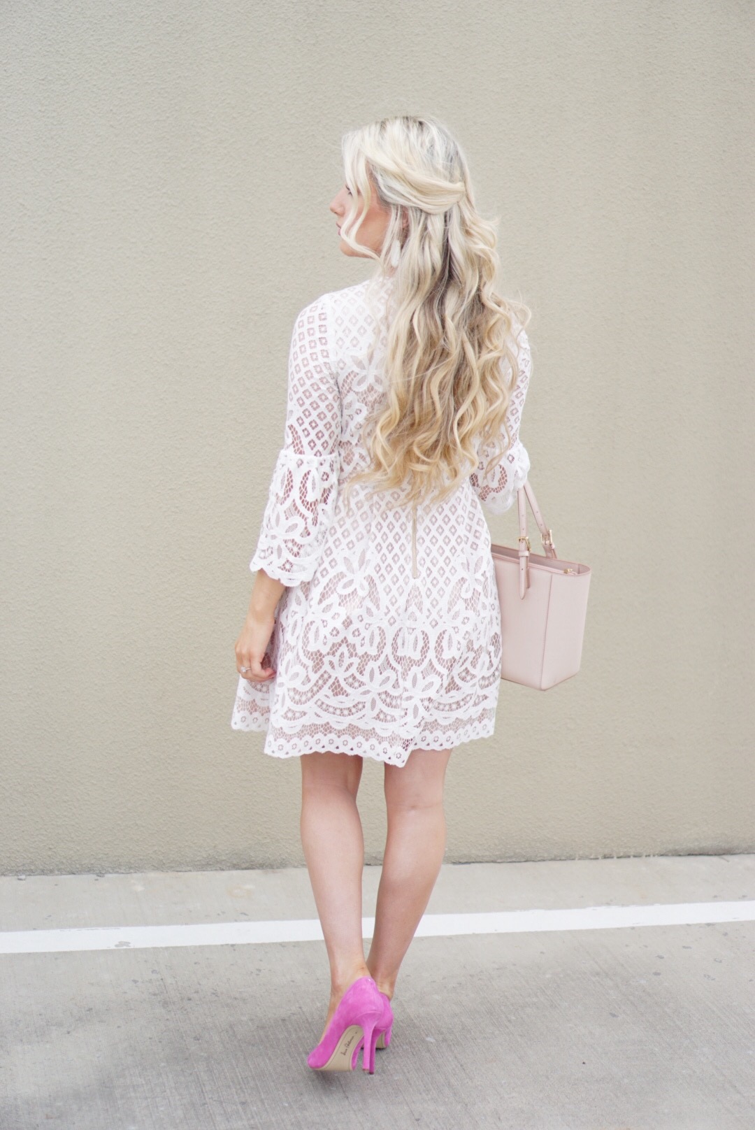 How to Wear a White Lace Top to the Office