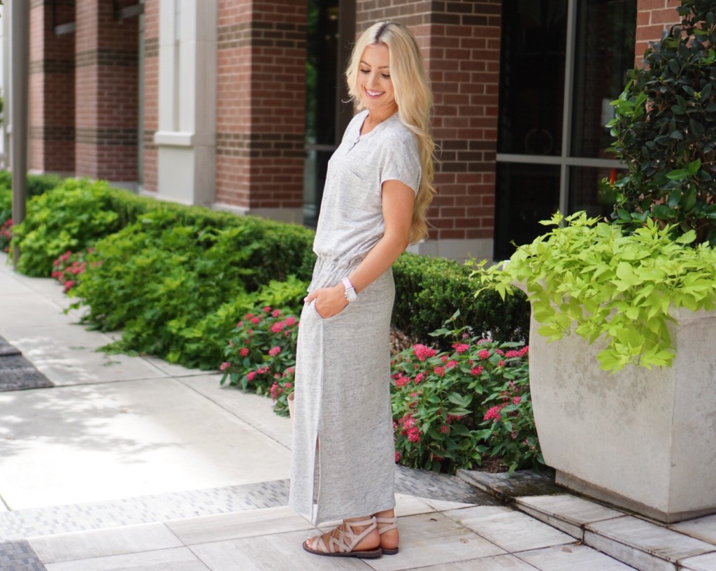 Katelyn Jones A Touch of Pink Blog Maxi Dress Summer Outfit Nordstrom