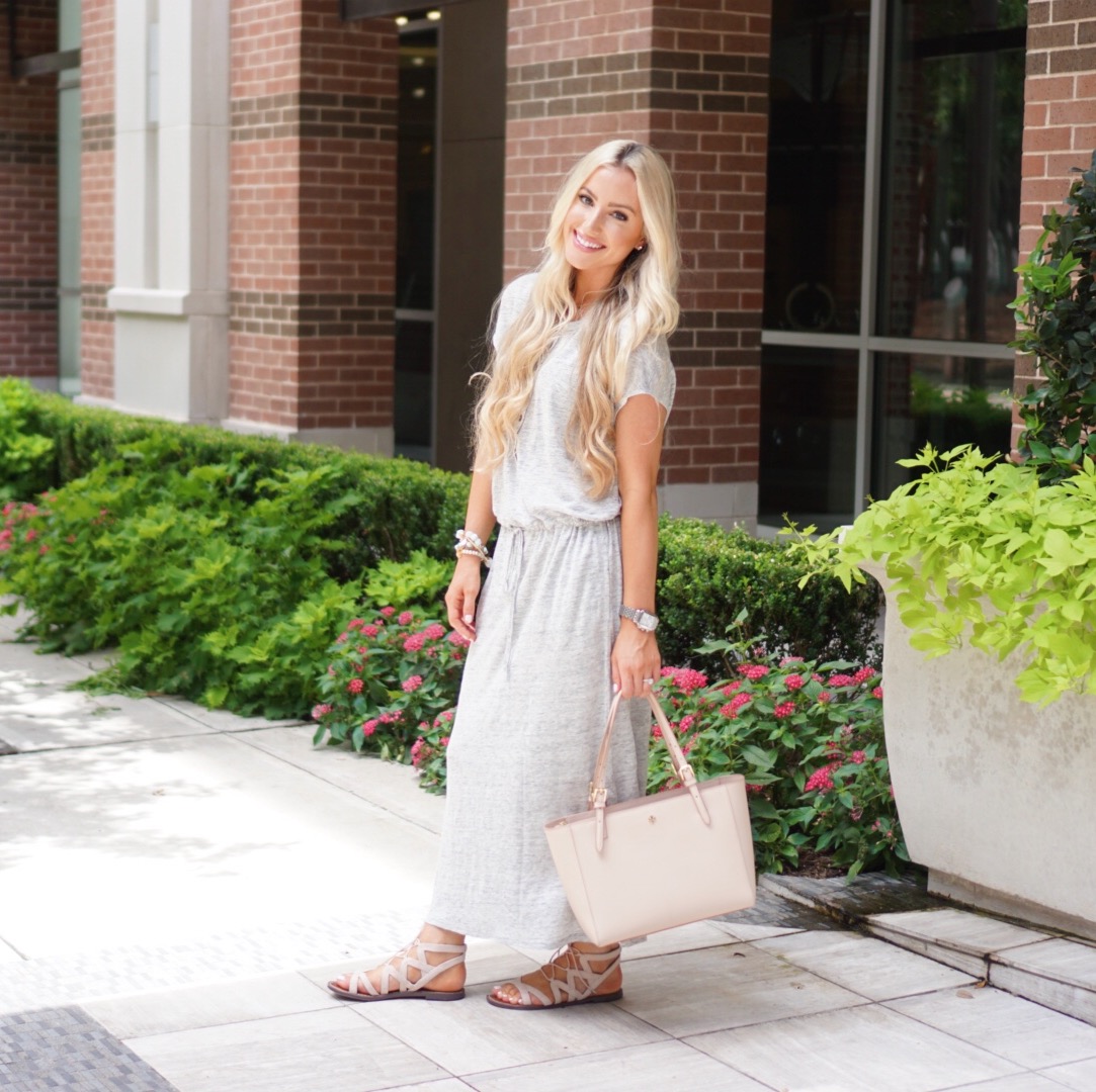 Katelyn Jones A Touch of Pink Blog Maxi Dress