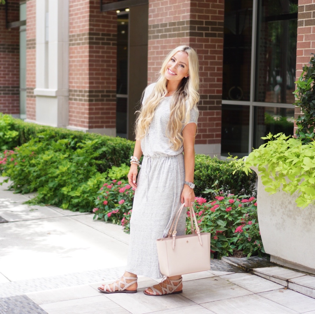 Katelyn Jones A Touch of Pink Blog Maxi Dress Nordstrom