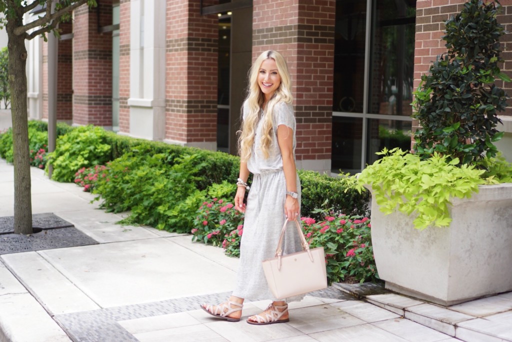 Katelyn Jones A Touch of Pink Blog Maxi Dress Weekend Outfit
