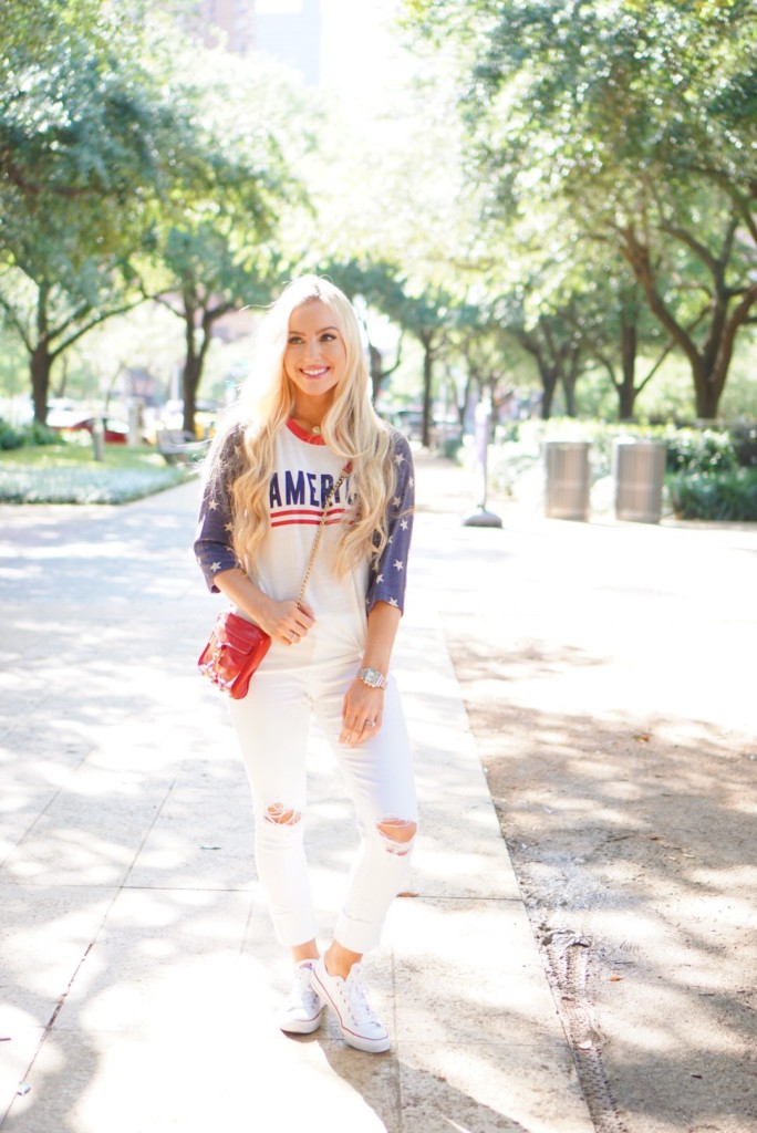 Katelyn Jones A Touch of Pink Blog Fourth of July Outfit Ily Couture 