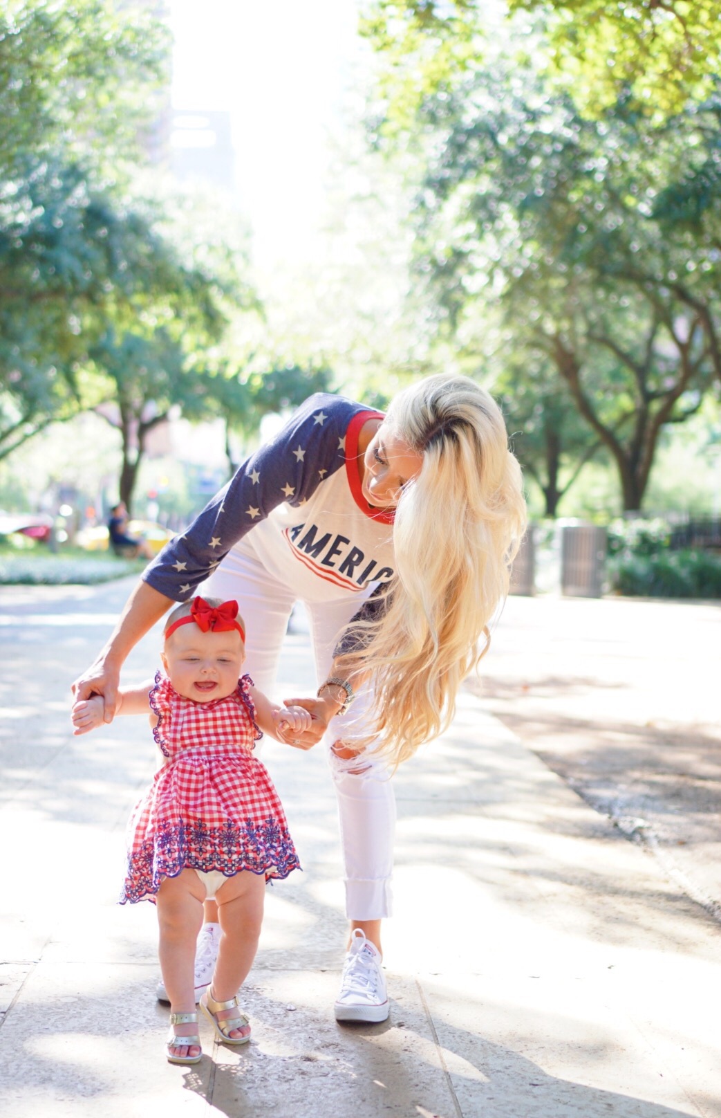 Katelyn Jones A Touch of Pink Blog Baby Girl Red Gingham Dress