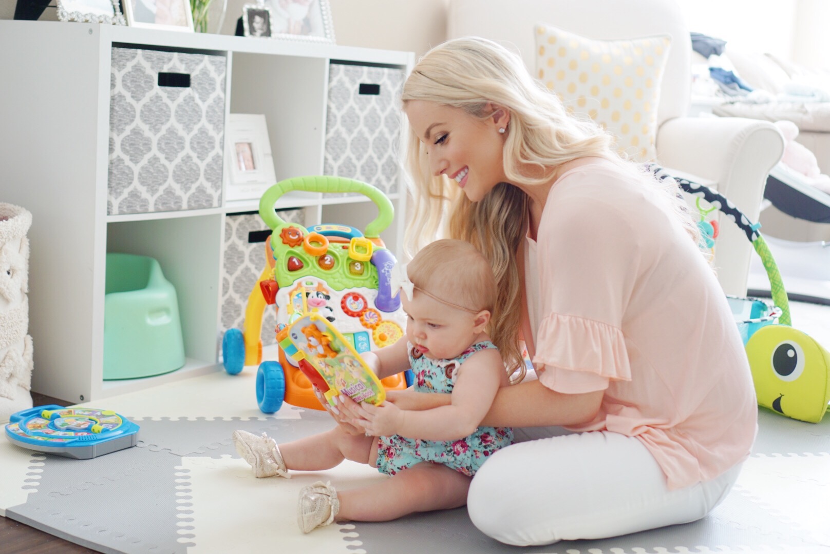 Katelyn Jones A Touch of Pink buybuy BABY Toys Musical Rhymes Book