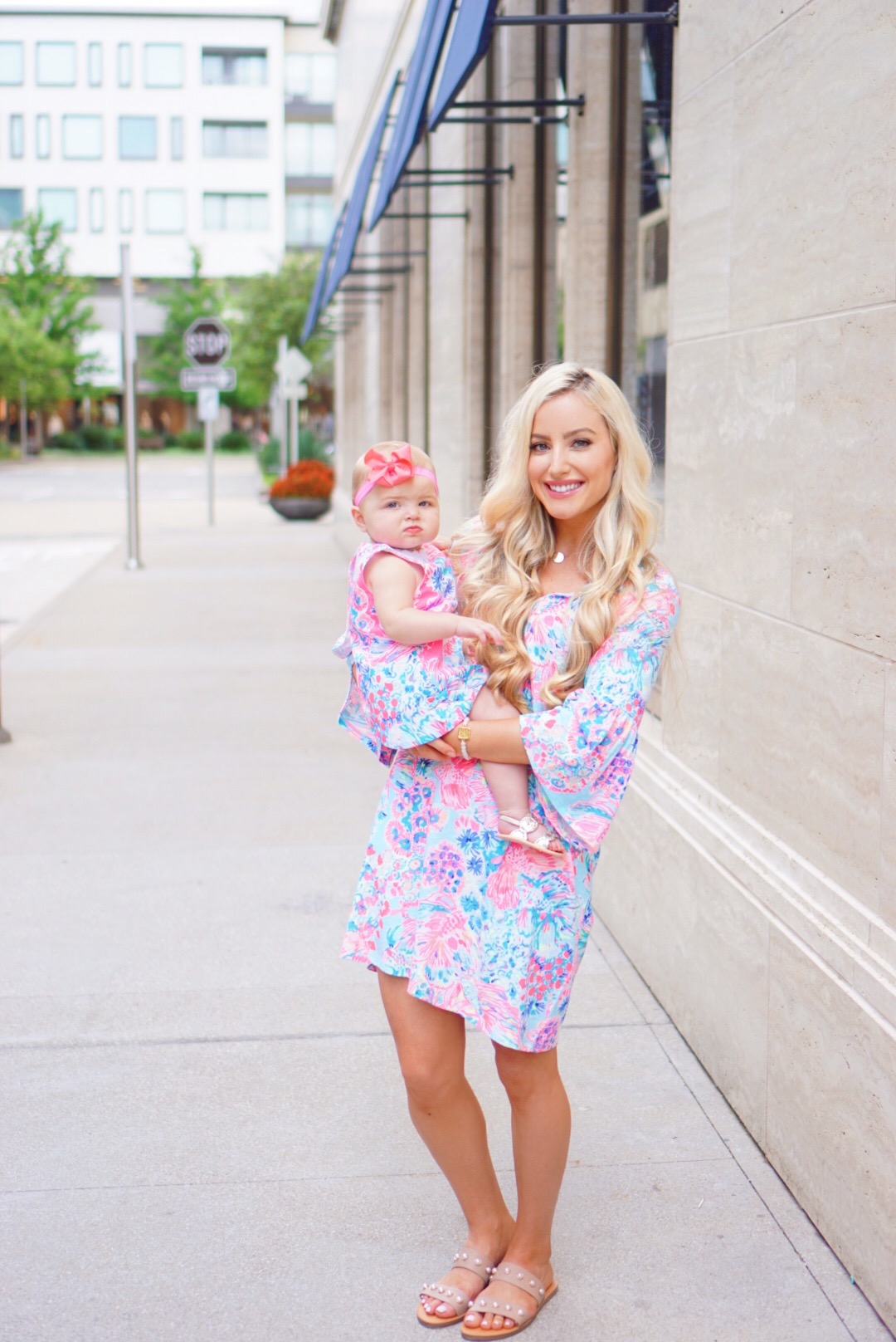 Katelyn Jones A Touch of Pink Blog Baby Girl Lily Pulitzer Dress Mommy Daughter Matching