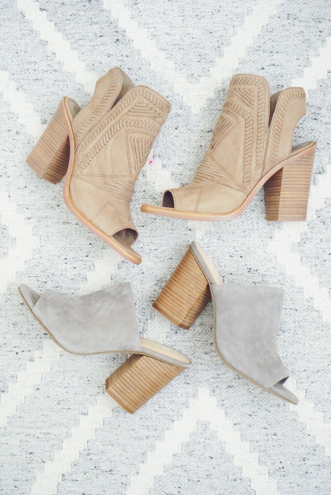 Katelyn Jones A Touch of Pink Blog Nordstrom Anniversary Sale Karinta Block Heel Bootie Vince Camuto