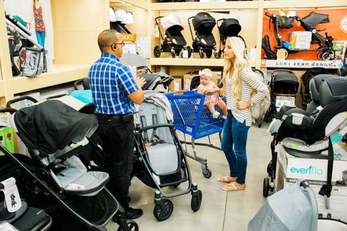 Katelyn Jones A Touch of Pink Blog buybuy BABY Deciding Which Double Stroller to get