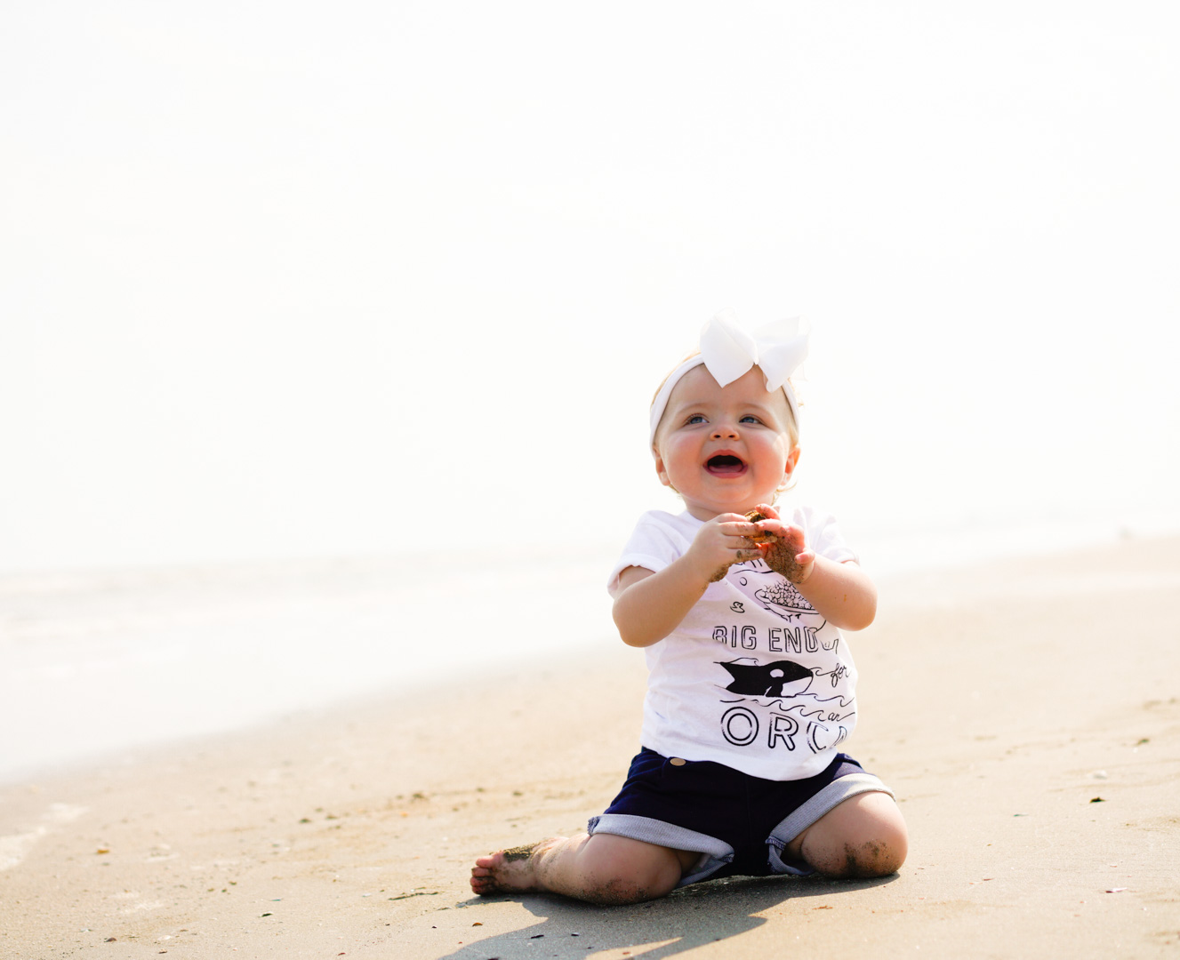 Katelyn Jones A Touch of Pink Blog Munchkin Campaign Orca Awareness The Whale Sanctuary Cute Baby Girl Beach