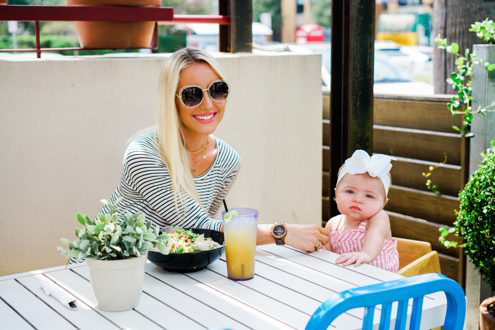 Katelyn Jones A Touch of Pink Blog Jord Watch Fieldcrest Maple Wood Watch Mommy Daughter Baby Girl