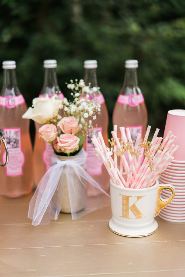 Katelyn Jones A Touch of Pink Baby Birthday Straws Decorations Refreshments