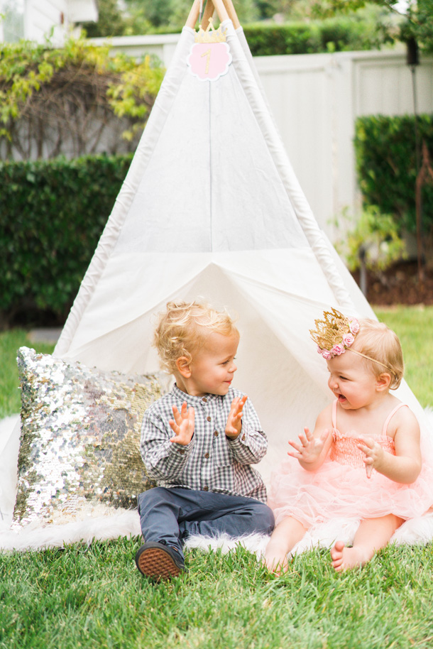 Katelyn Jones A Touch of Pink Baby Birthday Tee Pee