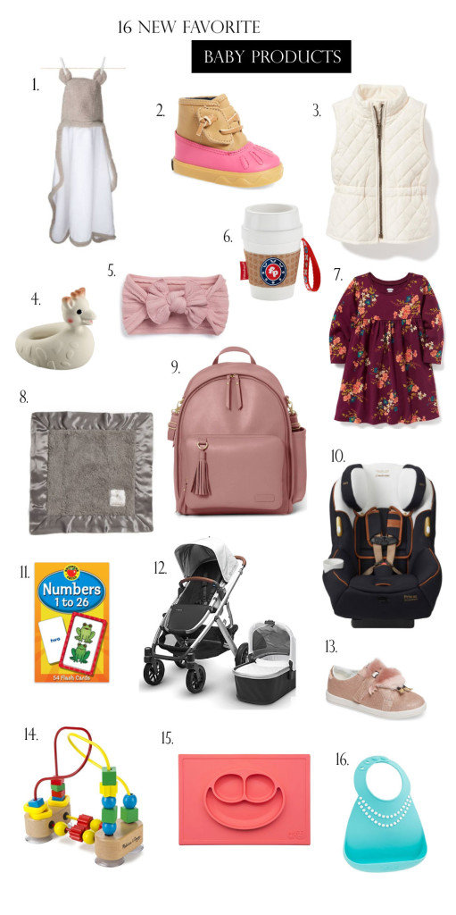 16 NEW FAVORITE BABY PRODUCTS…