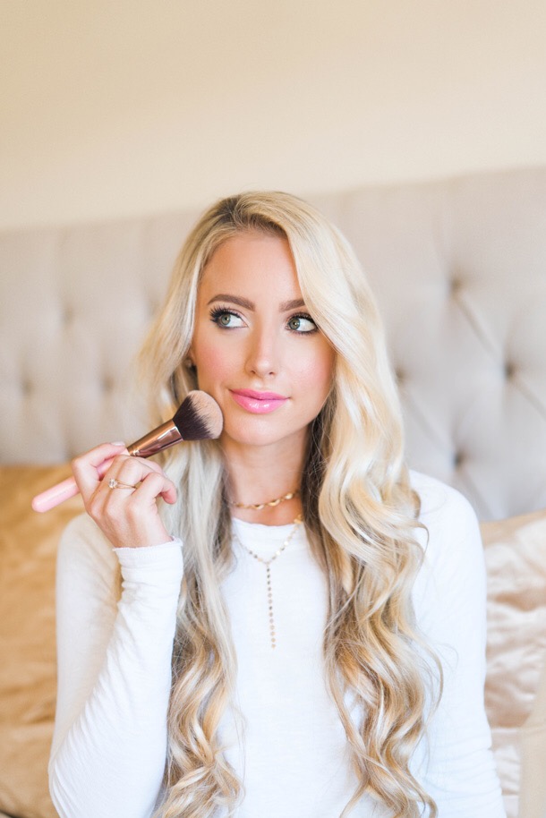 Katelyn Jones A Touch of Pink Blog Nordstrom Makeup Luxie Lux Brush Set