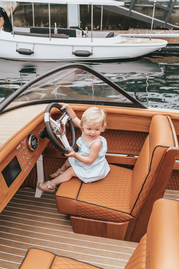 Lifestyle Blogger Katelyn Jones of a Touch of Pink Blog shares her weekend at the marina with her family and daughter Kennedy
