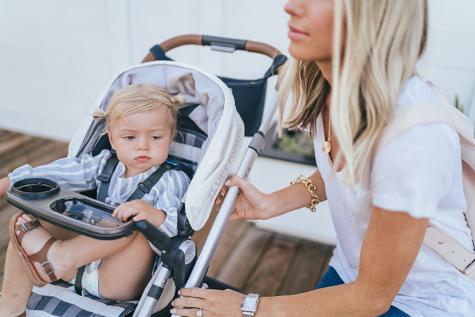 uppababy seat liner buffalo plaid