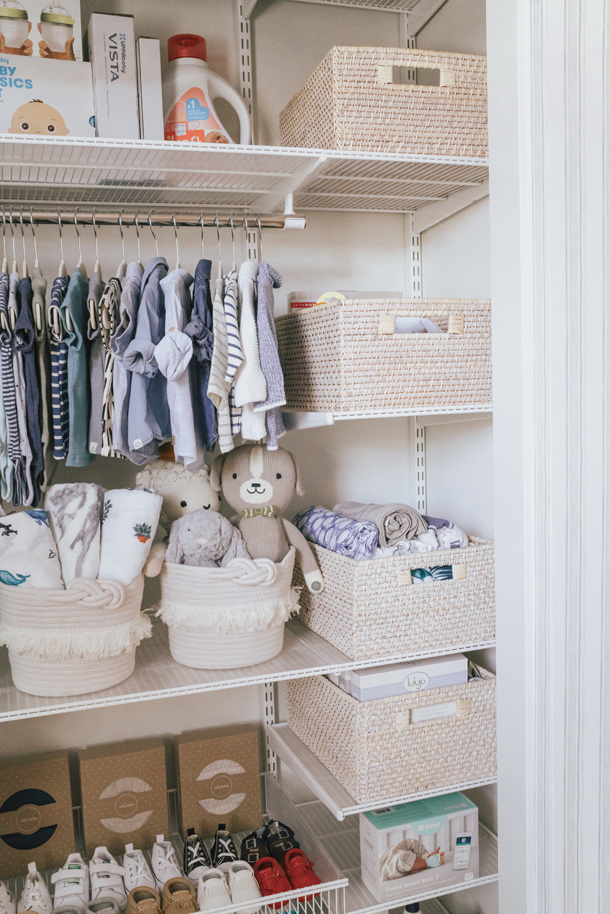 How to Easily Organize a Nursery Closet