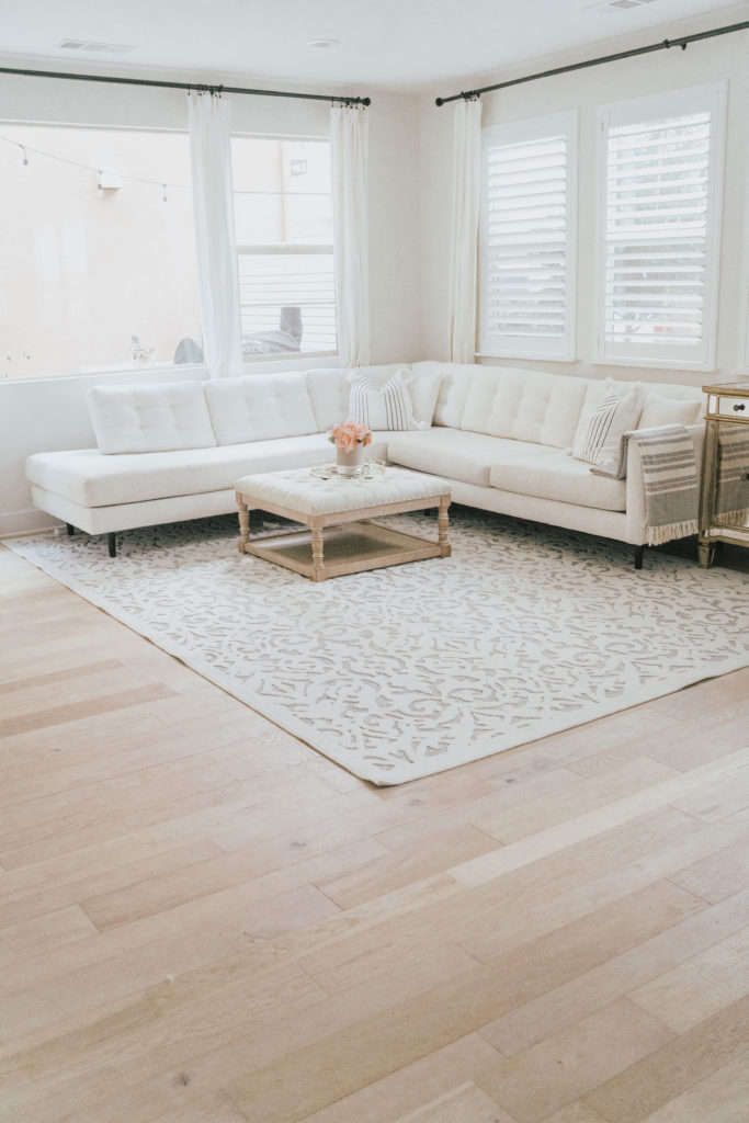 Katelyn Jones A Touch of Pink Blog Home Depot Engineered Hardwood Flooring Malibu Wide Plank