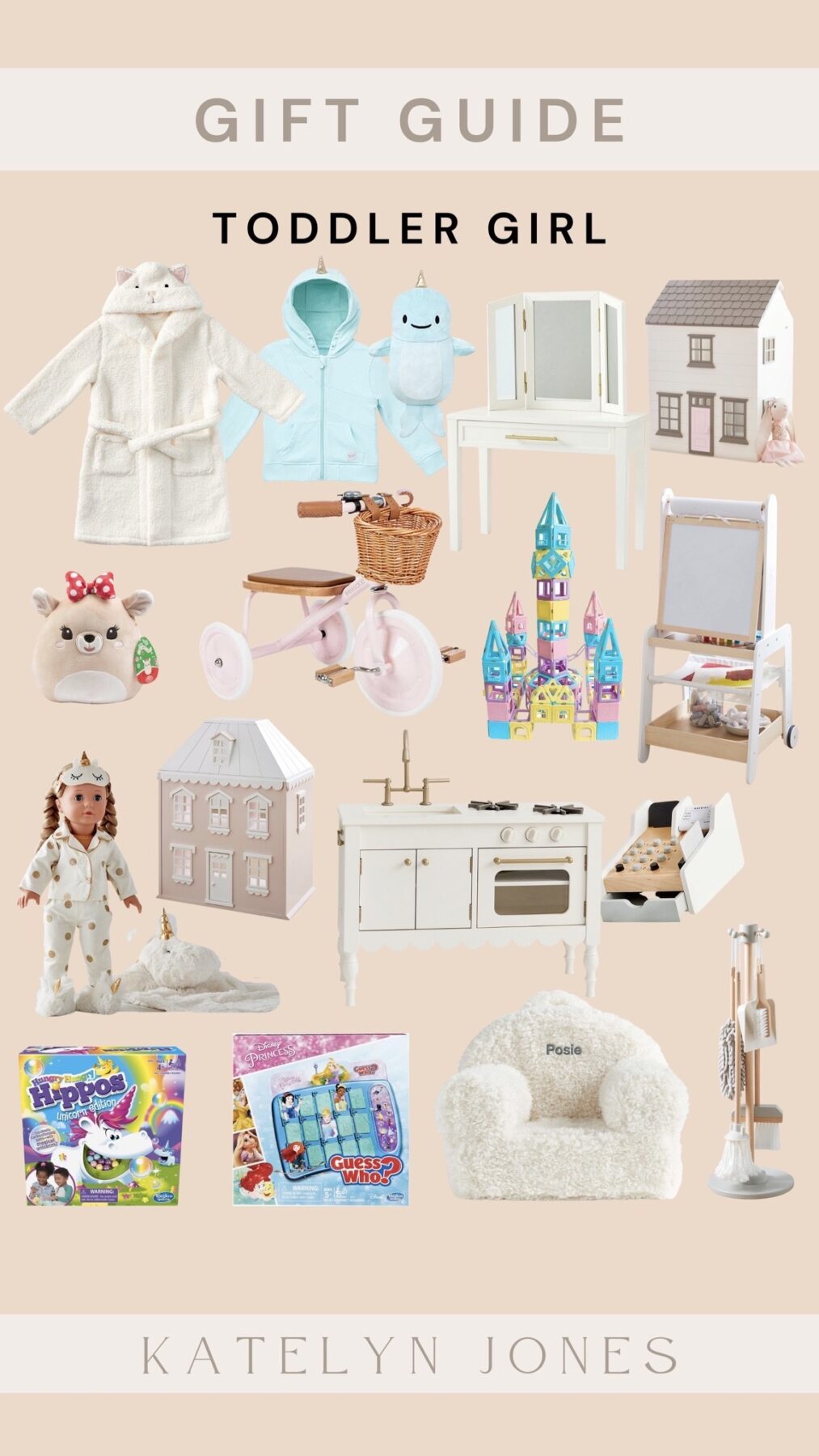 Toddler Girl Holiday Gift Guide 2022 - A Touch of Pink